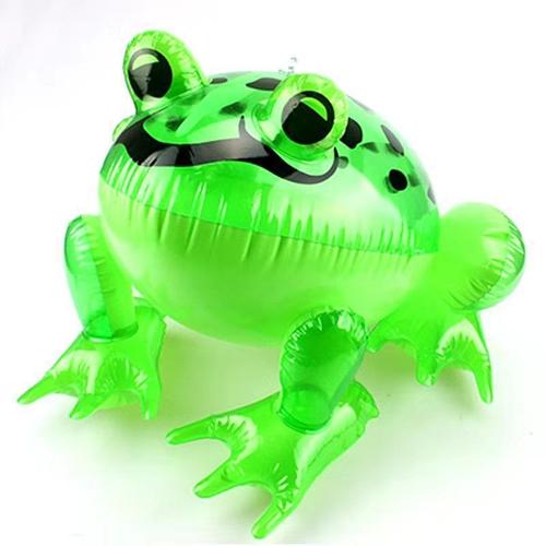 厂家现货pvc充气玩具青蛙 弹力青蛙 充气青蛙发光大号 批发