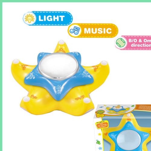 塑料早教益智儿童婴儿带音乐灯光旋转玩具图片