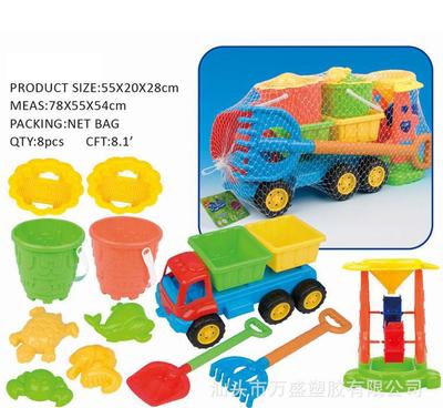适合两人玩耍 海边玩具 家庭式玩具套 沙滩可拆卸车