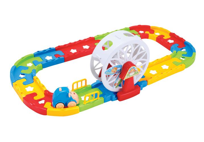 供应厂家直销2014新款电动轨道玩具摩天轮轨道-「积木」